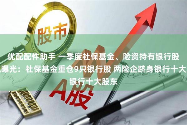 优配配件助手 一季度社保基金、险资持有银行股情况曝光：社保基金重仓9只银行股 两险企跻身银行十大股东