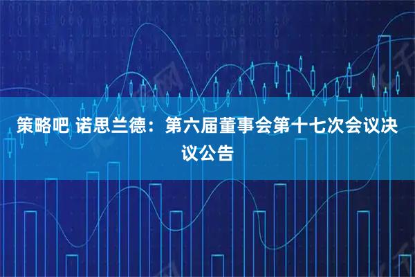 策略吧 诺思兰德：第六届董事会第十七次会议决议公告