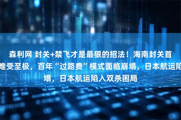 森利网 封关+禁飞才是最狠的招法！海南封关首日，新加坡难受至极，百年“过路费”模式面临崩塌，日本航运陷入双杀困局
